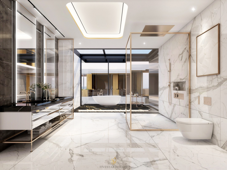 Bath Room luxury modern villa design