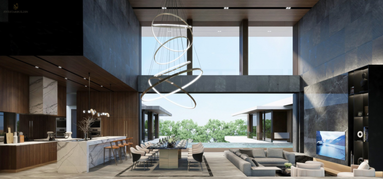 Living Room luxury modern villa design