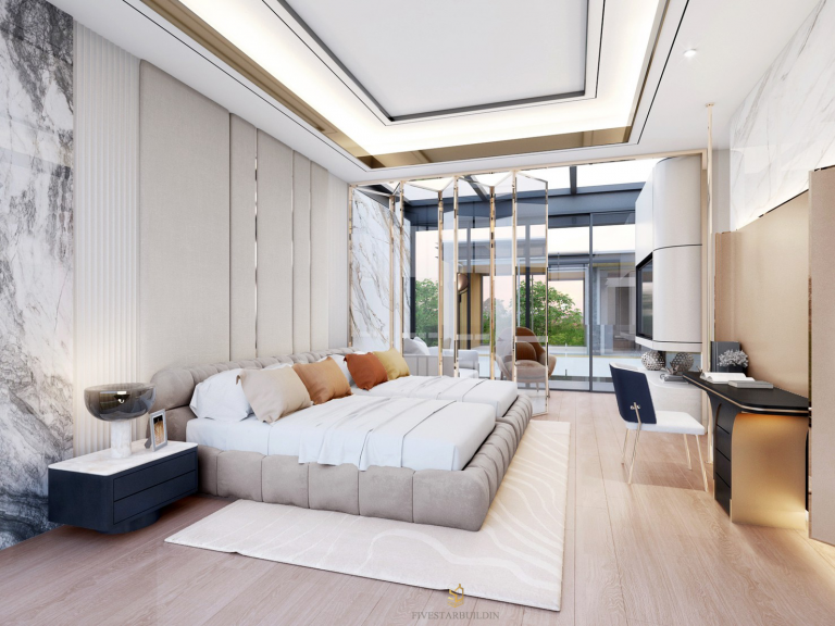 bedroom-luxury modern villa design