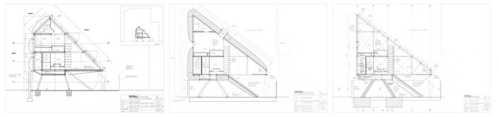บ้านที่แคบที่สุดในโลก Keret House Plan